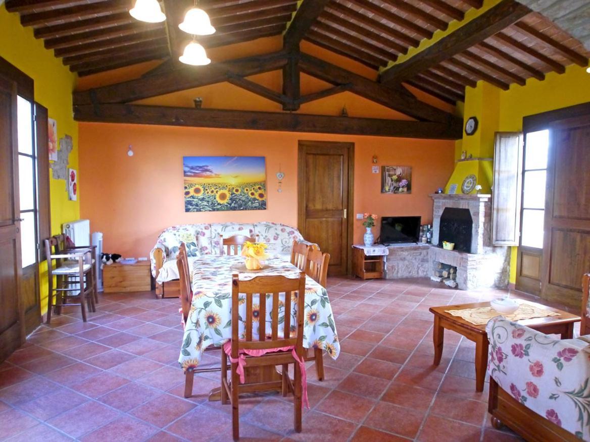 Casa Country House Girasole Vakantie Huis-Wakacje Huis Asciano Dış mekan fotoğraf