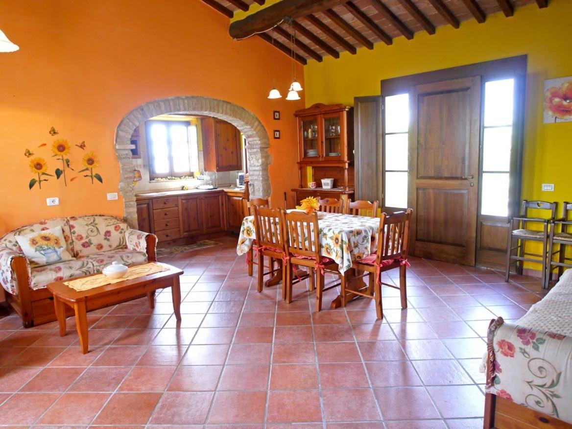 Casa Country House Girasole Vakantie Huis-Wakacje Huis Asciano Dış mekan fotoğraf