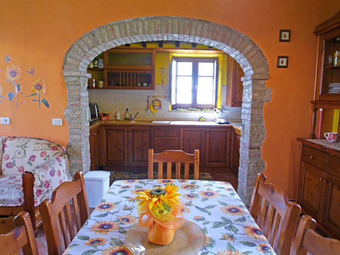 Casa Country House Girasole Vakantie Huis-Wakacje Huis Asciano Dış mekan fotoğraf